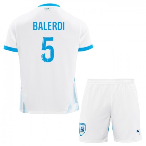 Conjunto Olympique de Marseille Balerdi 5 Equipamento Principal 2024-25 - Criança Conjunto Olympique de Marseille Balerdi 5 Equipamento Principal 2024-25 - Criança